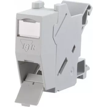 METZ CONNECT BTR E-DAT Module REG 8(8) IP20 Empty - tuščias DIN bėgelio korpusas duomenų moduliams, 1TE, šviesiai pilkas