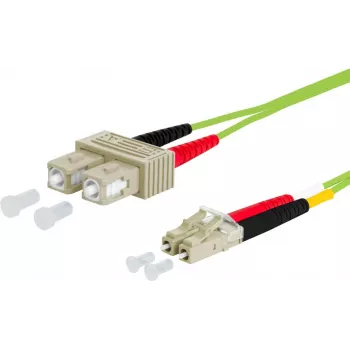 METZ CONNECT OpDAT Patch Cable SC-D/LC-D OM5, 5,0 m