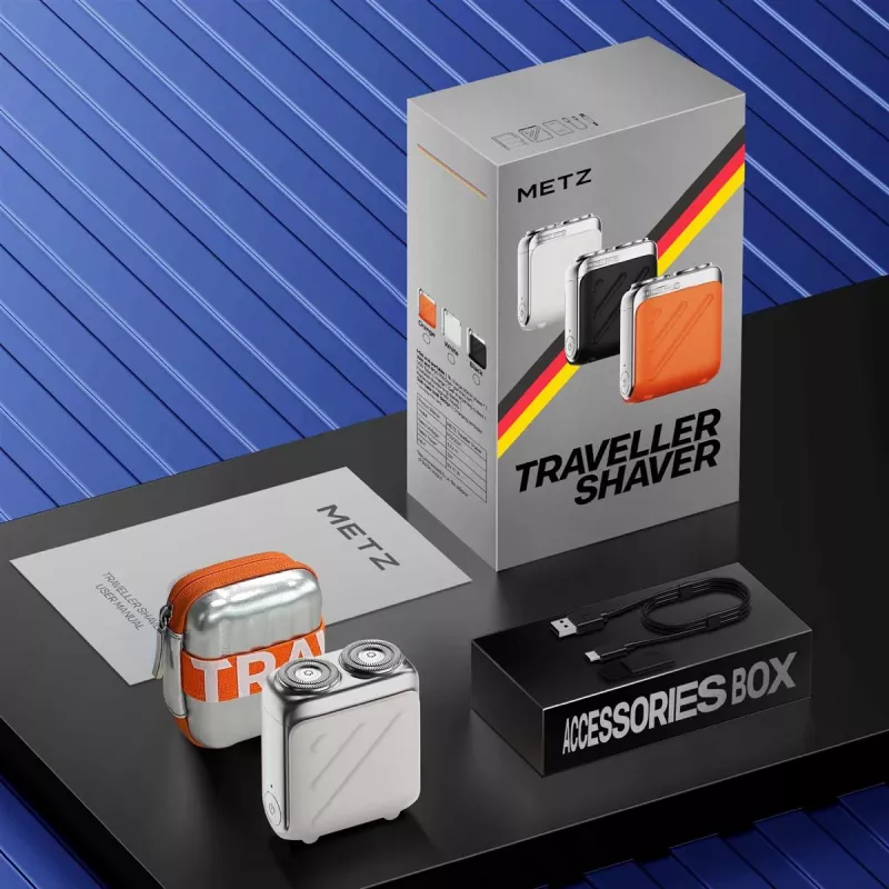METZ MZXZ021 Traveller Shaver, juoda