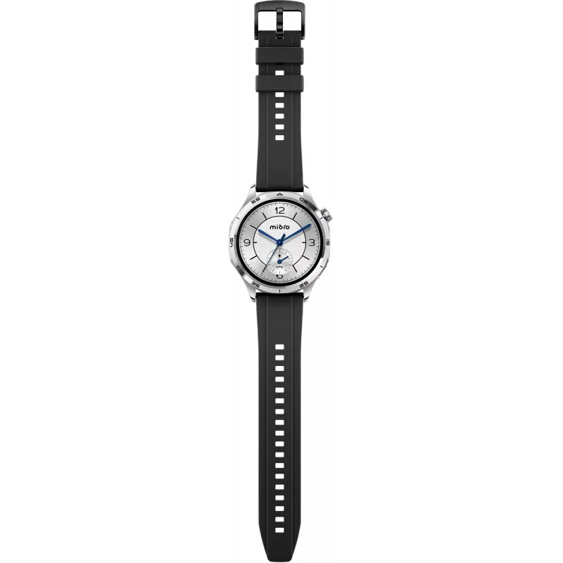 Mibro Watch GT išmanusis laikrodis su 1,75 inch HD TFT ekranu, sidabrinis (2 dirželiai)
