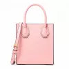 Michael Kors Moteriškas Ginny Crossbody Krepšys iš Safiano Odos, Pudros Rožinė, 15x17x6 cm