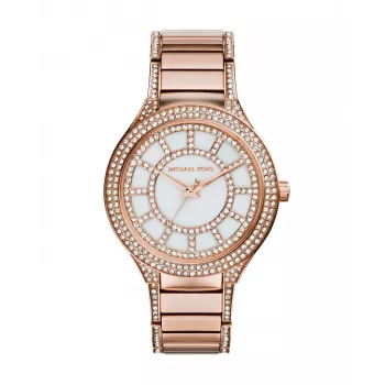 Michael Kors Darci Moteriškas Rožinio Aukso Spalvos Nerūdijančio Plieno Laikrodis MK3313