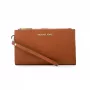 Michael Kors Jet Set Travel Continental Wristlet Wallet 35F8GTVW0LLUG – Saffiano Leather, Luggage, Gold-Tone Hardware