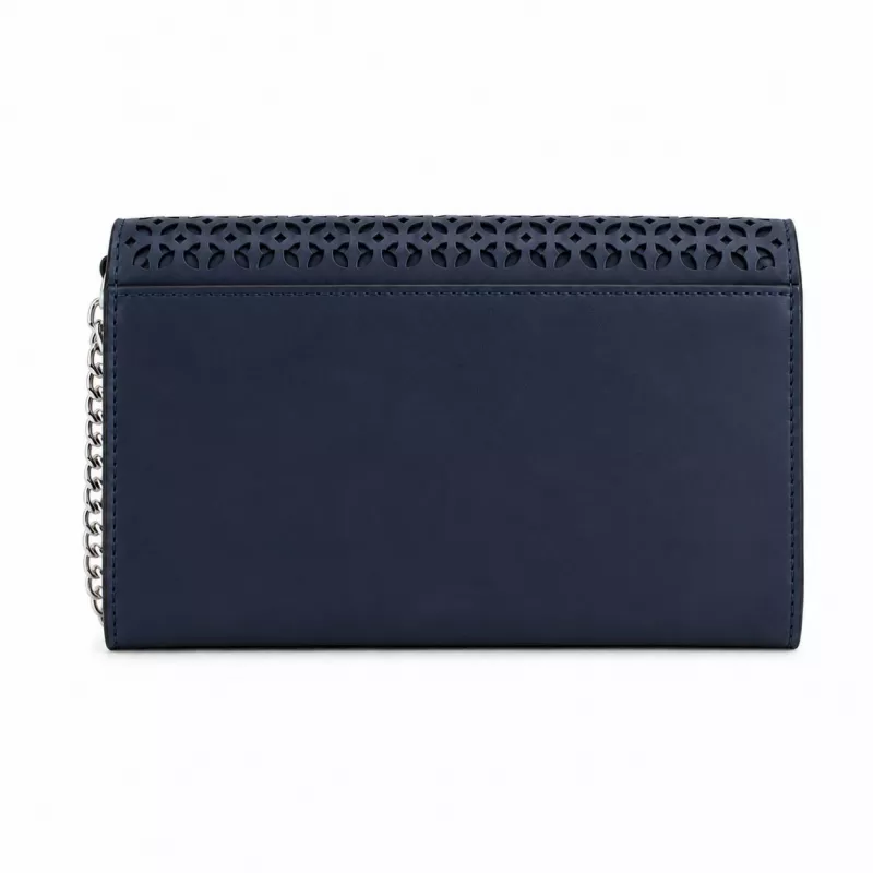 MICHAEL KORS Jet Set Travel Saffiano odinė peties rankinė Navy