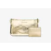 Michael Kors Jet Set Travel rankinė su pinigine - Opal Multi Signature Coated Canvas