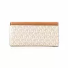 Michael Kors Jet Set Travel Vanilla Signature Coated Canvas Crossbody Krepšys 35F3GTVE7BVAN