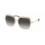 Moteriški akiniai nuo saulės Michael Kors MK1141-10188G – juodas acetatinis rėmelis, pilki gradientiniai lęšiai, 57 mm