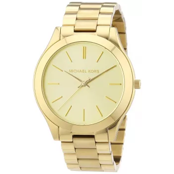 Michael Kors MK3179 Moteriškas laikrodis su rožinio aukso nerūdijančio plieno apyranke, 39 mm