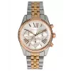 Michael Kors MK5735 Moteriškas laikrodis iš rožinio aukso spalvos nerūdijančio plieno su chronografu, 39 mm