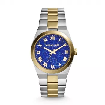 Michael Kors MK5893 Moteriškas rožinio aukso spalvos nerūdijančio plieno chronografinis laikrodis