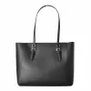 Michael Kors Sullivan moteriškas tote krepšys – Saffiano oda, juoda, 34x27x11 cm