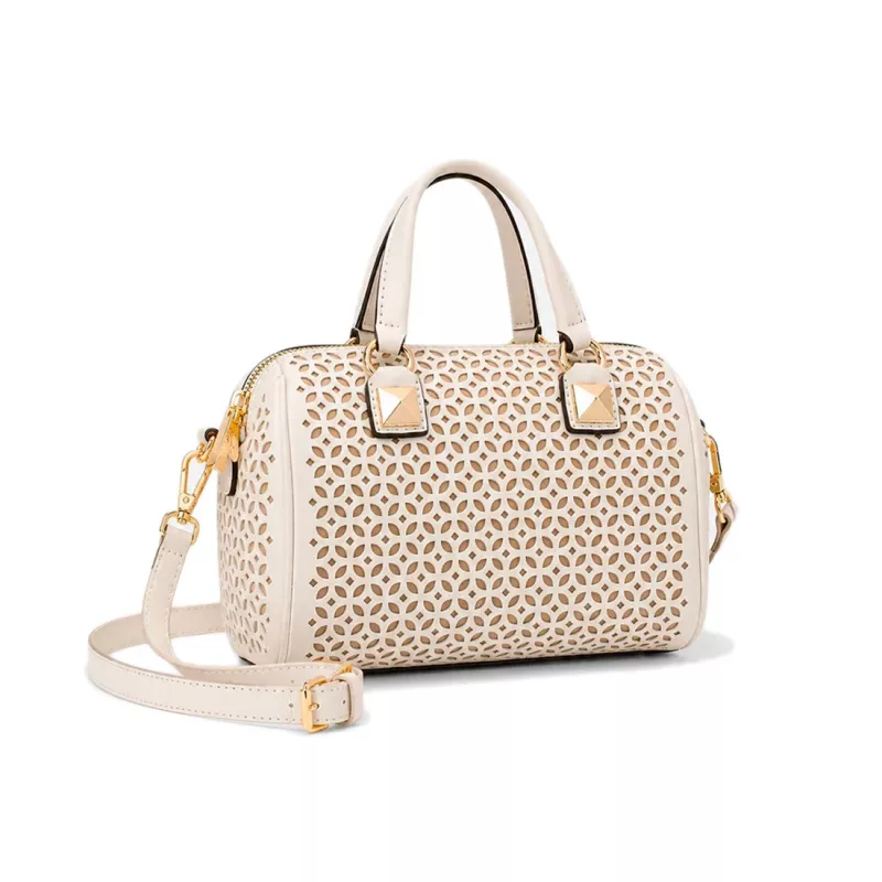 Michael Kors moteriškas kryžminis krepšys 35S6GGYC1YLTC - Ruda/Acorn Signature Coated Canvas
