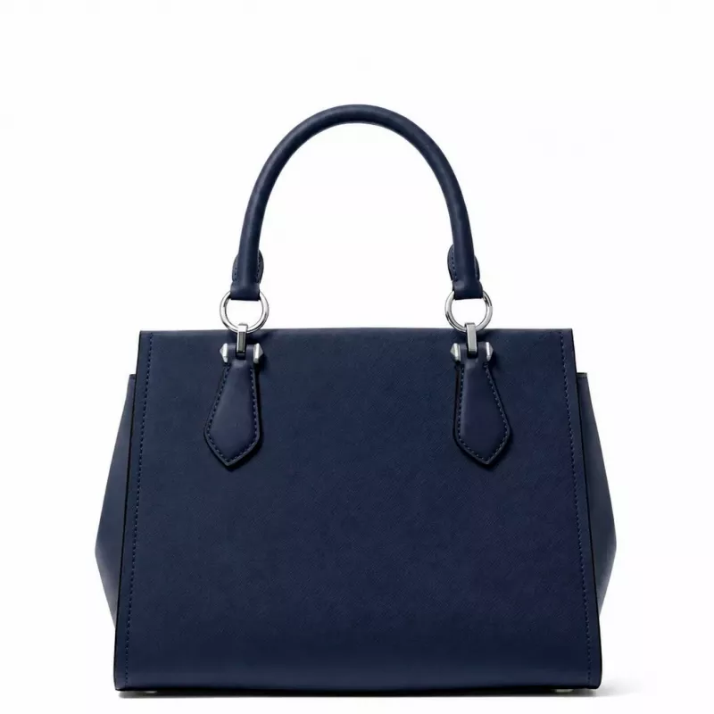 MICHAEL KORS Moteriškas kryžminis krepšys Jet Set Travel 35F5S6AS2LNAV Navy Saffiano Leather (29x22x10 cm)