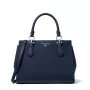 MICHAEL KORS Moteriškas kryžminis krepšys Jet Set Travel 35F5S6AS2LNAV Navy Saffiano Leather (29x22x10 cm)