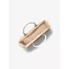 Michael Kors Moteriškas kryžminis krepšys Jet Set Travel 35T4G7ZC5WOPT – Signature Canvas, aukso spalvos detalės