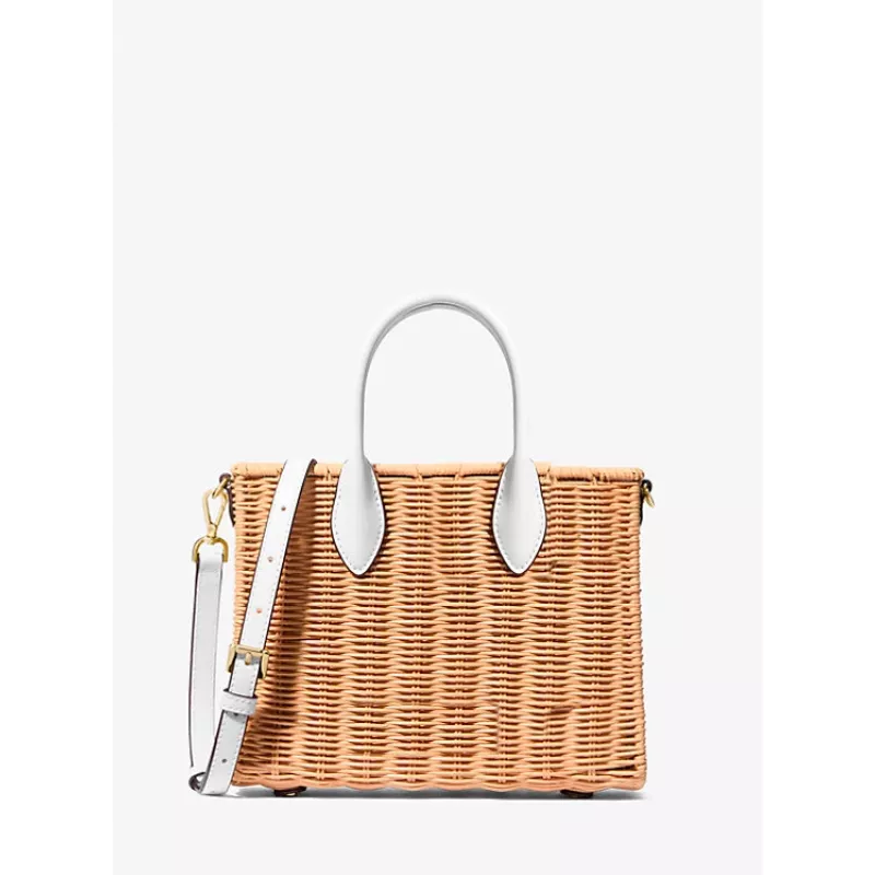Michael Kors Moteriškas kryžminis krepšys Jet Set Travel 35T4G7ZC5WOPT – Signature Canvas, aukso spalvos detalės