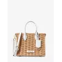 Michael Kors Moteriškas kryžminis krepšys Jet Set Travel 35T4G7ZC5WOPT – Signature Canvas, aukso spalvos detalės