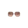 Michael Kors moteriški akiniai nuo saulės MK1127J110813 - vėžlio šelio acetato rėmelis, rudi gradientiniai lęšiai, 59 mm