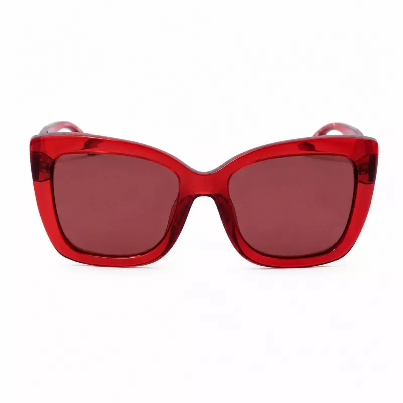 Michael Kors moteriški akiniai nuo saulės MK2267UCHERRY – vyšninio acetato rėmelis, pilki gradientiniai lęšiai, 56 mm