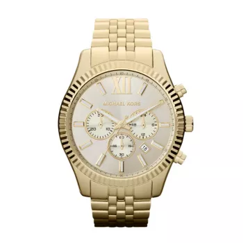 Vyriškas laikrodis Michael Kors Dylan MK8281 – chronografas su juodu ciferblatu ir plienine apyranke