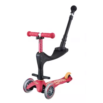 Micro Mini 3 in 1 Deluxe Plus Scooter Red