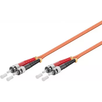 Microconnect FIB112002-2 ST/UPC į ST/UPC OM2 Duplex daugiamodis šviesolaidžio jungiamasis kabelis, 2 m, oranžinis
