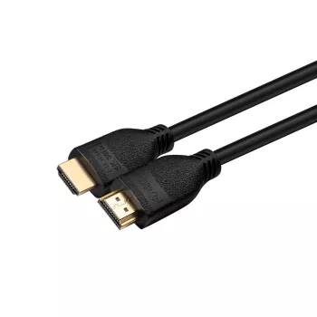 MicroConnect HDMI High Speed kabelis su Ethernet, 10m CCS, 4K 30Hz, ARC, HEC, auksuoti jungtys, juodas