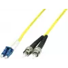 MicroConnect LC/PC į ST/PC 10m 9/125 vienmodis dvigubas šviesolaidžio jungiamasis laidas