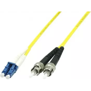 MicroConnect LC/PC į ST/PC 10m 9/125 vienmodis dvigubas šviesolaidžio jungiamasis laidas