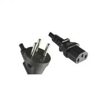 MicroConnect PE010418ISRAEL maitinimo laidas Type H – C13, 1,8 m, juodas