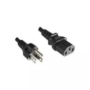 Microconnect PE010418JAPAN maitinimo kabelis NEMA 5-15P į IEC C13 1,8 m juodas