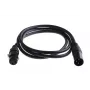 MicroConnect PRO XLR laidas 2 m – AWG24 OFC subalansuotas mikrofoninis laidas (patinas į patelę)