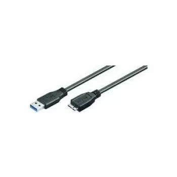 MicroConnect USB 3.0 kabelis - 5m, USB-A male į Micro-USB B male, juodas USB3.0AB5MICRO