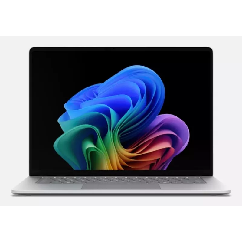 Microsoft Surface Laptop 8th Edition 15 inch nešiojamasis kompiuteris su Snapdragon X2 Elite, 16GB RAM, 512GB SSD, Platinum