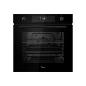 Midea MBON5M90E6-BK Įmontuojama elektrinė orkaitė 70 L su jutikliniu ekranu ir pirolitiniu valymu, juoda | Kur.lt