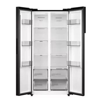 Midea MDRS619FIE45 Šaldytuvas šaldiklis Side by Side, 460 L, No Frost, tamsus inoksas, energijos klasė E