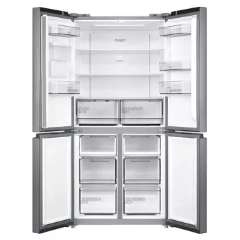 Midea Side-by-Side šaldytuvas MDRM632FGD46W, No Frost, 470 L, nerūdijantis plienas, energijos klasė D