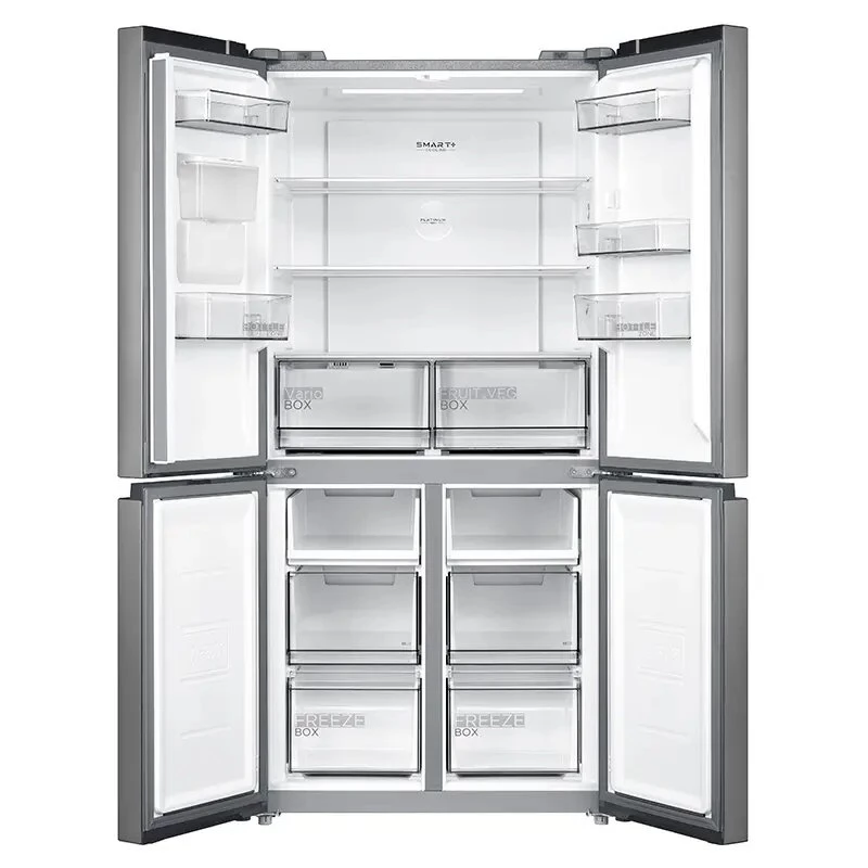 Midea Side-by-Side šaldytuvas MDRM632FGD46W, No Frost, 470 L, nerūdijantis plienas, energijos klasė D