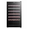 Midea vyno šaldytuvas MDRW150FGG22W, laisvai pastatomas, 34 buteliai, juodas