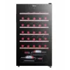 Midea vyno šaldytuvas MDRW150FGG22W, laisvai pastatomas, 34 buteliai, juodas