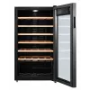 Midea vyno šaldytuvas MDRW150FGG22W, laisvai pastatomas, 34 buteliai, juodas