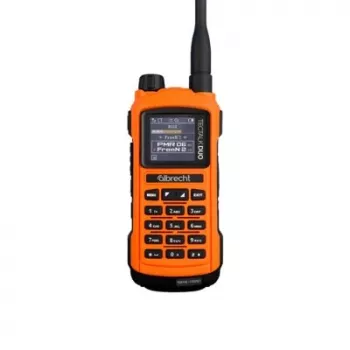 Midland Albrecht Tectalk Duo PMR446 + Freenet dvipusis radijas, dviejų vienetų rinkinys, oranžinis, IP56, 29149