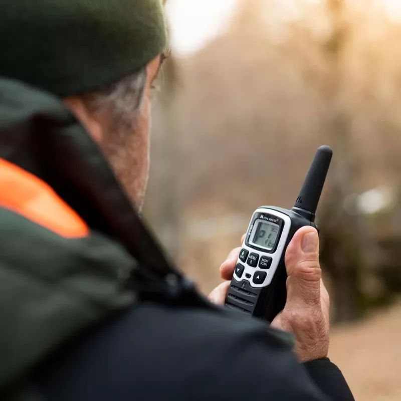 Midland XT50 Adventure PMR446 racija, 24 kanalai, 446.00625 - 446.09375 MHz, juoda, pilka