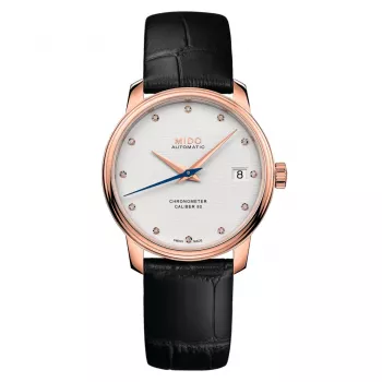 MIDO Baroncelli III Chronometer Automatinis Laikrodis M027208360360 34mm Rožinio Aukso PVD