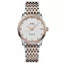 MIDO Baroncelli III Lady Diamonds moteriškas automatinis laikrodis M027207220160 33mm rožinio aukso PVD