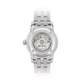 MIDO Baroncelli Lady automatinis laikrodis M76004181 29mm nerūdijantis plienas baltas perlamutras