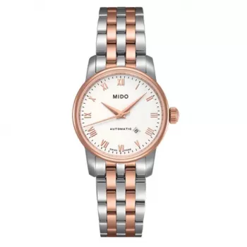 MIDO Baroncelli Lady moteriškas laikrodis M76009N61 29mm rožinio aukso PVD nerūdijantis plienas