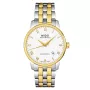 MIDO Vyriškas Laikrodis M86009261 Baroncelli III 38mm Automatinis Sidabrinis Ciferblatas Juodas Odinis Dirželis