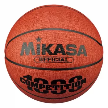 Mikasa BQJ1000 FIBA patvirtintas 5 dydžio krepšinio kamuolys - vidaus patalpoms, aukščiausios kokybės dirbtinė oda, 12 skydelių, patobulintas sukibimas, oranžinė/kreminė