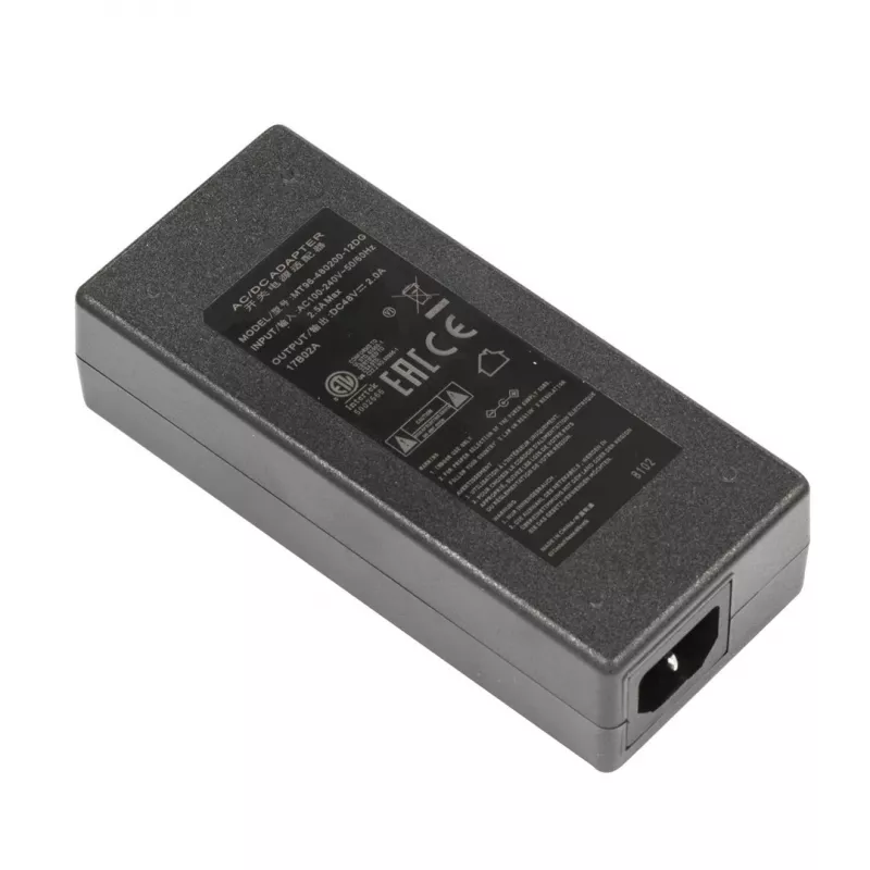 MikroTik 48V 2A 96W maitinimo blokas su kištuku